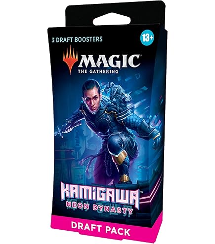 Amazon.com: Magic: The Gathering NEO Kamigawa: Neon Dynasty Draft Booster  Single Pack : Toys & Games
