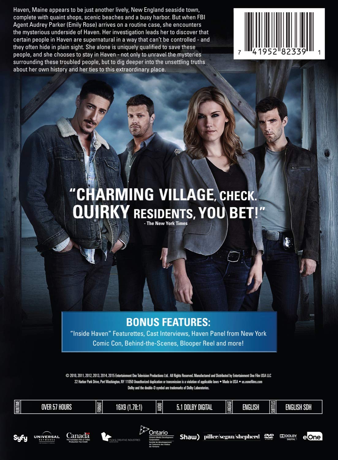 Amazon Com Haven The Complete Series Emily Rose Lucas Bryant Eric Balfour Movies Tv