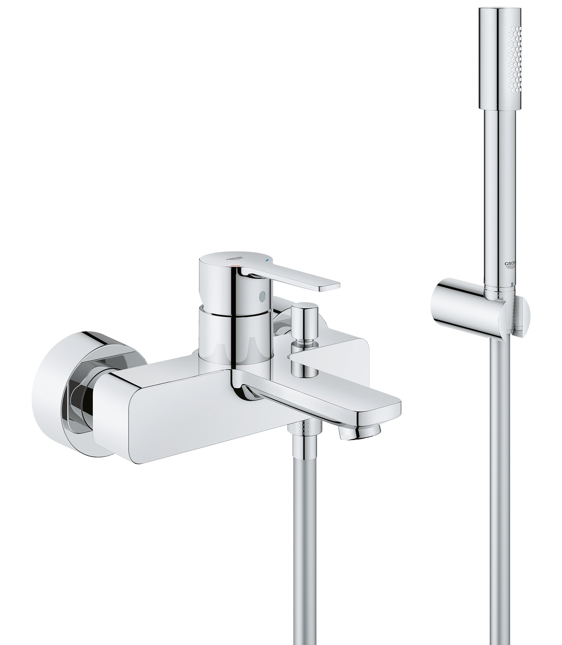 GROHE Essence Single-Lever Shower Mixer A Wall-Mounted Chrome Tap for The Shower Made In Germany 33850001