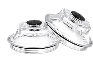 DERIDI Oil Bath Caps Dust Plug Kit for Dexter 10K HD 12K & 15K Replace K71-148-00 for Dexter 9k-10K General Duty Axles 4.0" Threads Trailer Axle After 1989 and Before July 2009 21-36 2Pcs