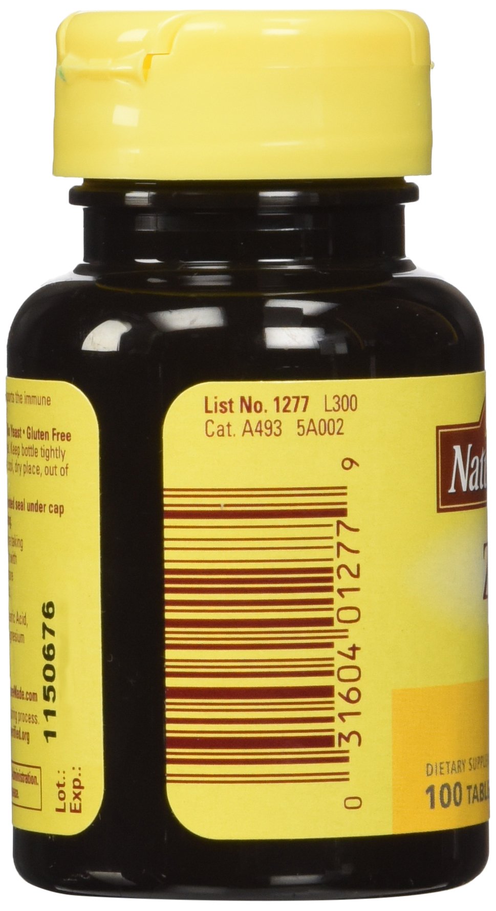 Nature Made Zinc Tabs 30 mg 100 ct Buy Online in UAE. Hpc