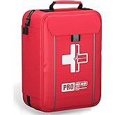 Upgrade - Comprehensive First Aid Kit with Labelled Compartments, Molle System Emergency Kits for Car,Home,Hiking, Backpacking, Camping, Traveling, and Cycling