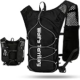 1.5L Ultra-Light Hydration Running Vest, 170g Breathable Water Vest Backpack for Trail Running, Cycling & Training (Bladder Not Included)