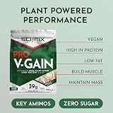 SCI-MX PRO V-GAIN 900g Vanilla Plant Protein Soy Pea Rice 37g/serv view 2