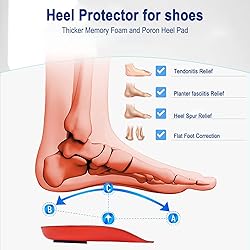 Plantar Fasciitis Relief Arch Support Shoe Inserts