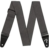 Fender Modern Tweed Guitar Strap, 2in, Gray/Black