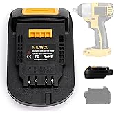 ZDTZAN Adapter MIL18DL for Milwaukee 18V Battery to for Dewalt 20V Tools, Convert for M18 Battery to for Dewalt 20V Tool Use