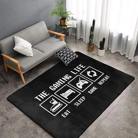Jingclor The Gaming Life Area Rugs, Bedroom Living Room Kitchen