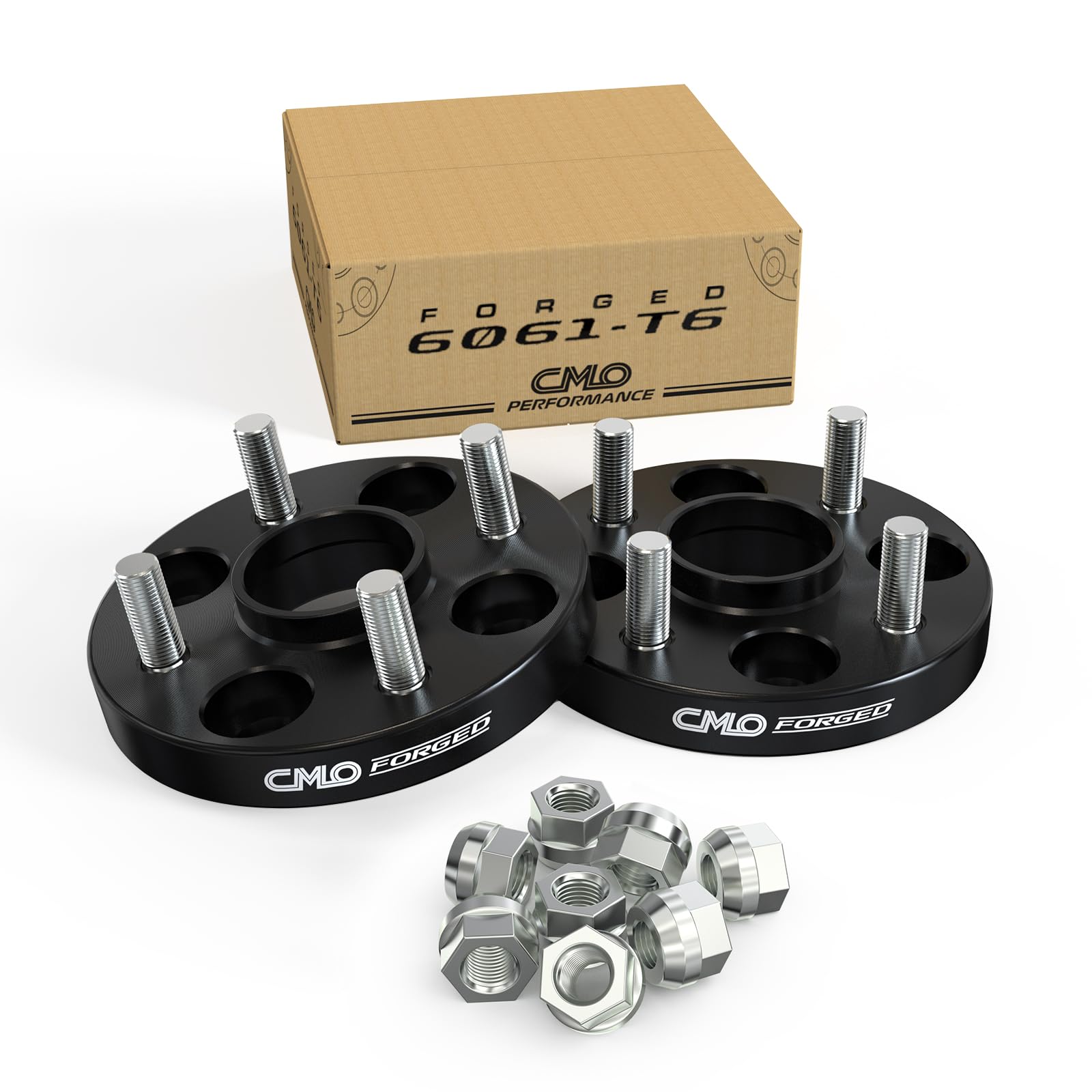 Photo 1 of Customadeonly 4x100 Forged Hubcentric Wheel Spacers 20mm Black (2pcs) Compatible for Miata, 124 Spider, Corolla, Echo, MR2, xA, xB, iA, Rio, Spectra (54.1mm Center Bore, M12x1.5 Studs)