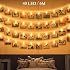 Litogo Guirlande Lumineuse Photo 10M 100LED - Batterie 60 Clips Blanc Chaud Décoration Murale