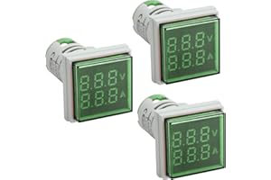 Digital Led Display Indicator Voltmeter and Ammeter, Multimeter Voltage AC50-500V and Current Meter 0-100A, Gauge Meter Teste