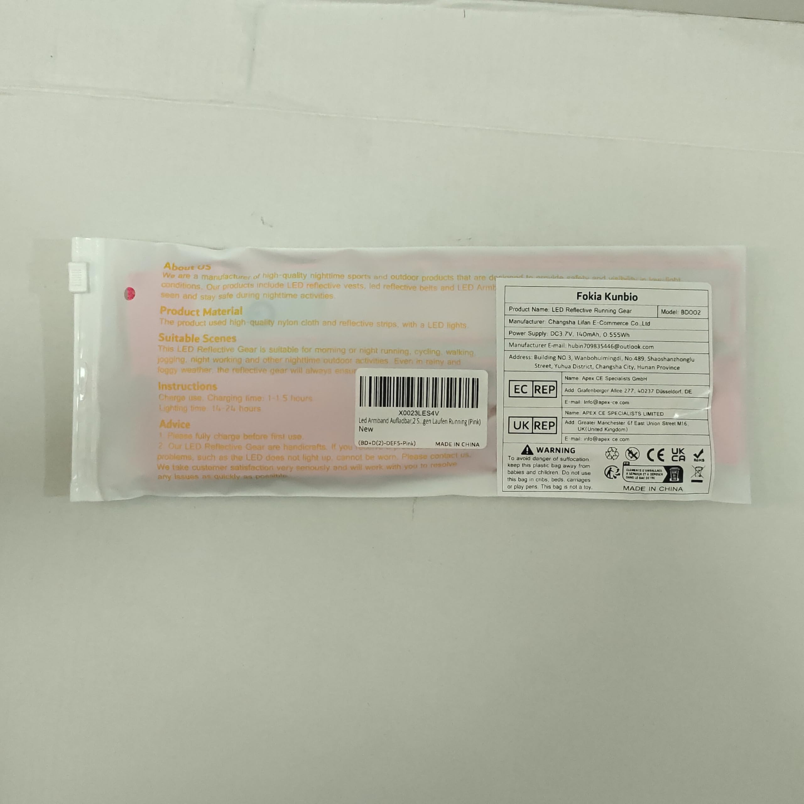 Light Up LED Armband for Running Walking at Night,Reflective Arm Bands for Runners,Rechargeable Jogging Lights,High Visibility Night Running Safety Gear Adjustable Running Women Men Kids