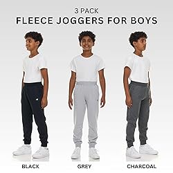 New Balance Boys Fleece Jogger 3 Pack – Kids Soft
