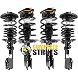 Front & Rear Quick Complete Struts Assembly with Coil Springs Replacement for 2000-2013 Chevrolet Impala (Set of 4)