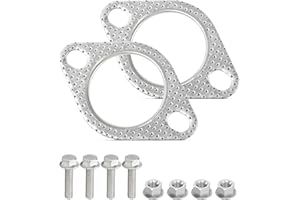 iolory Exhaust Gasket,Automotive Replacement Exhaust Manifold Gaskets,Automotive Parts Universal Heavy Duty Muffler Repair Ki