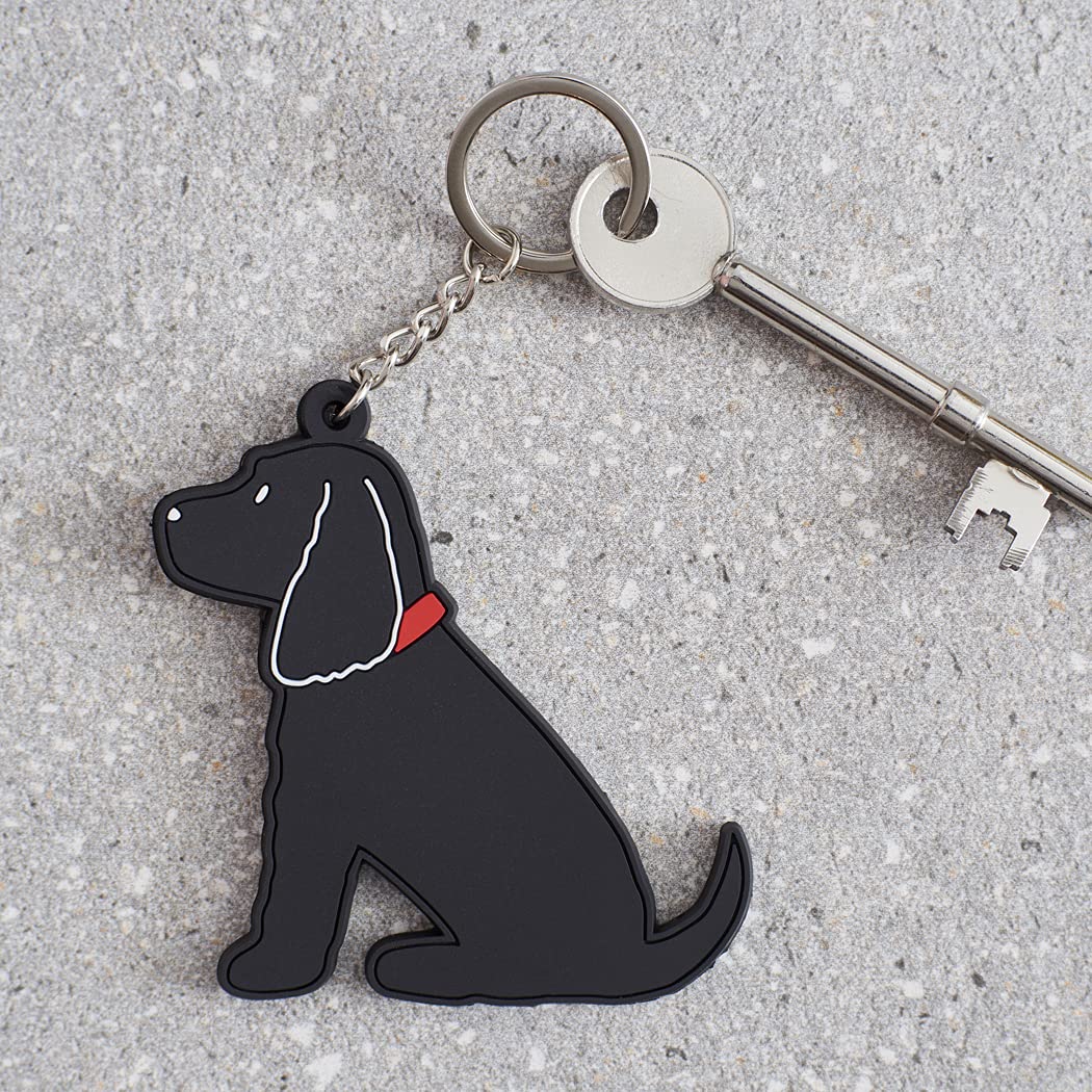 Sweet William Black Cocker Spaniel Keyring