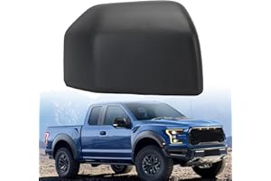 MOFOAP Replacement Right Passenger Mirror Cover Caps Compatible with Ford F150 2015 2016 2017 2018 2019 2020 (Textured Black)
