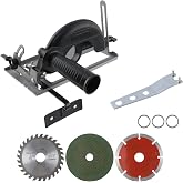 Dnyta Angle Grinder Holder for 100-125mm Adjustable Angle-grinder Bracket | 45 Degree Adjustable Cutting Machine Base Angle Grinder Accessories Shield Cover for Cutting Wood/Metal/Stone Tile Material