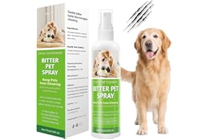 Virmate No Chew Spray for Dogs and Cats, Bitter Anti-Chew Dog Deterrent & Training Aid to Stop Chewing, Licking, Marking & Protects Furniture,Indoor & Outdoor Use –5.92 fl oz