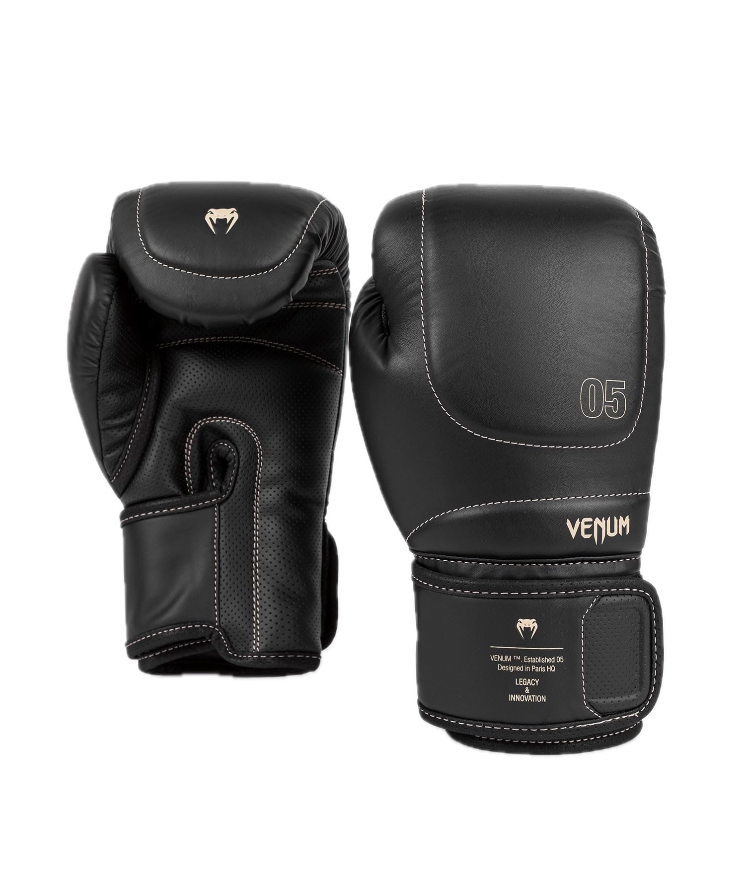 Venum Impact Evo Boxing Gloves – Black – 12 oz