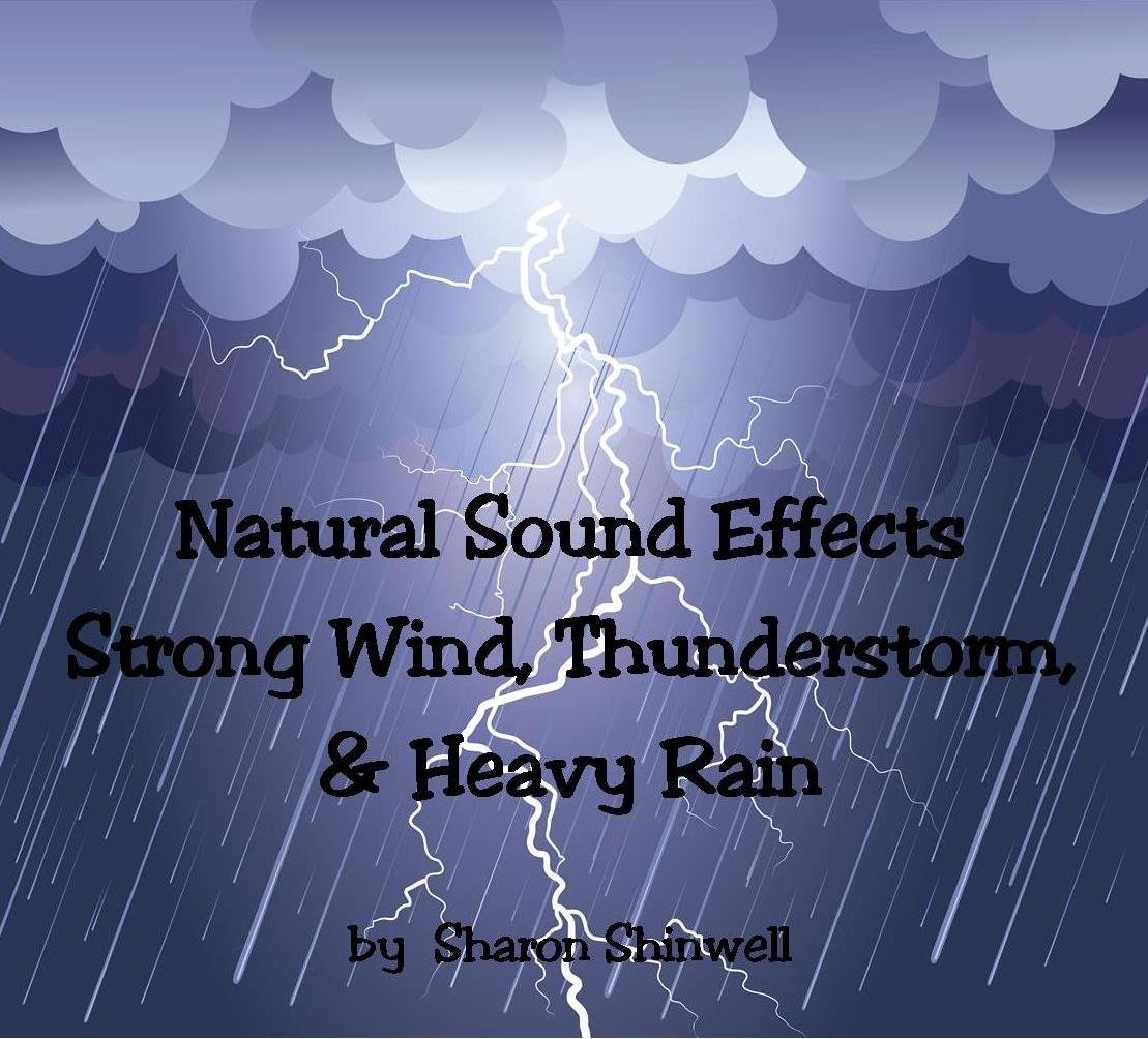 Sounds of Nature Bring the Outdoors Indoors. Strong Wind, Electric Thunderstorm and Torrential Rain. Compilation CD Ideal for Deep Relaxation, Therapy, Backgrounds, Tinnitus Sufferers and White-Noise and Pure Pleasure