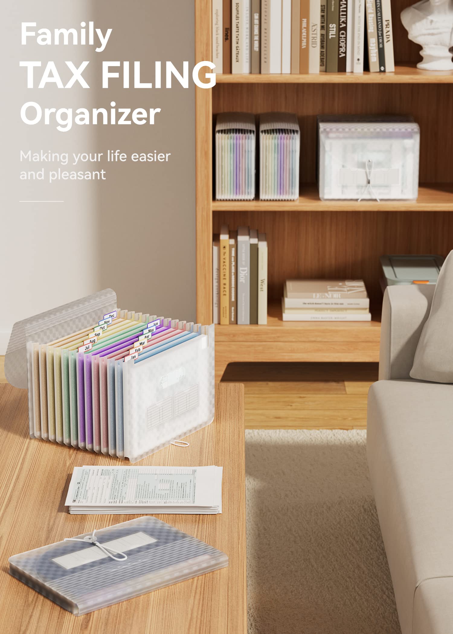 Accordian File Folder Organizer