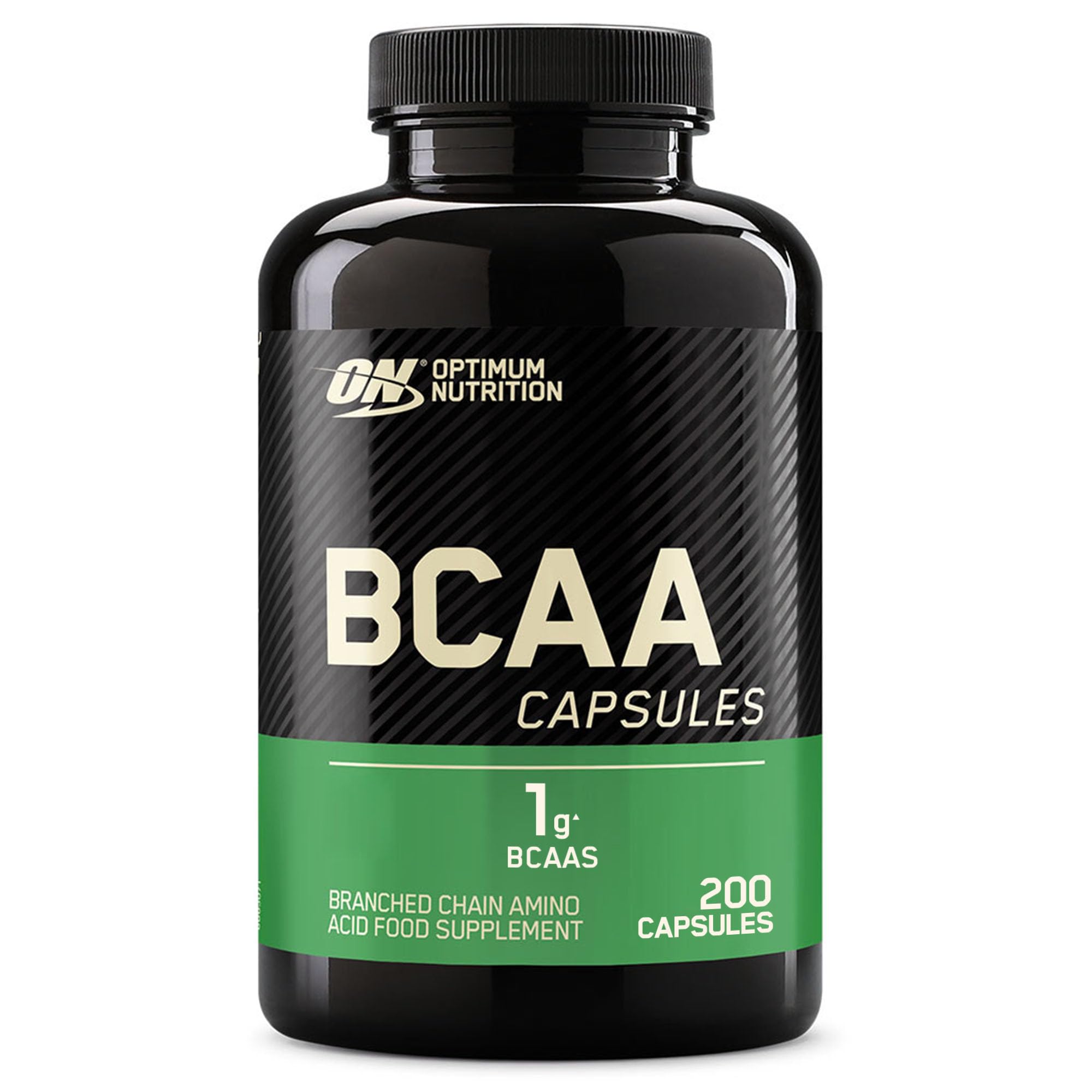 Optimum Nutrition BCAA Capsules, Amino Acids Tablets, 1000 mg of Essential Amino Acids BCAAs with L-Leucine, L-Isoleucine and L-Valine, Unflavoured, BCAA Supplements, 100 Servings, 200 Capsules