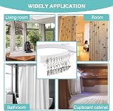 Dyna-Living 16.4ft Flexible Curtain Track Curved Ceiling Mount Bay Window view 3