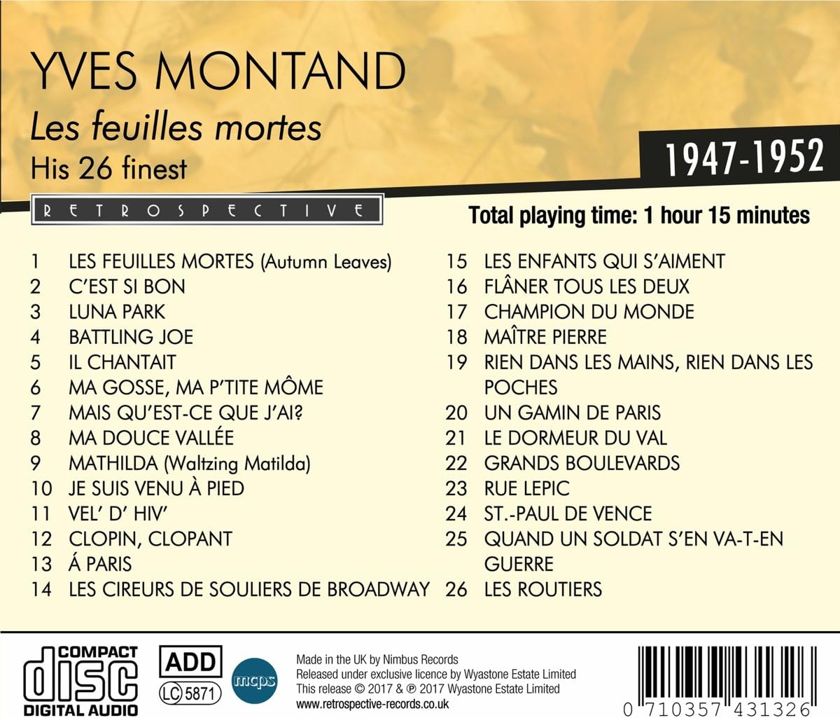 Yves Montand: Les Feuilles Mortes - Image 3