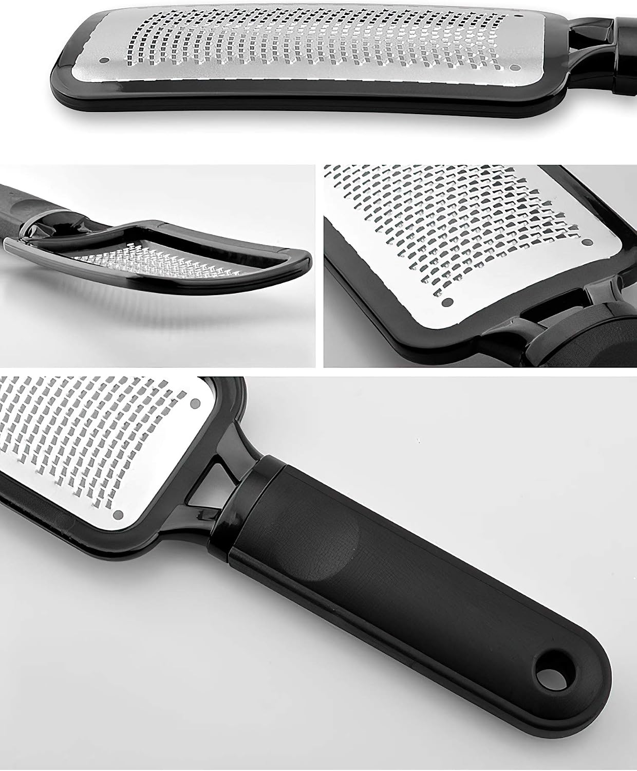 Senua Colossal Pedicure Rasp Foot File, Professional Foot Care Pedicure Stainless Steel File to Removes Hard Skin - Image 5