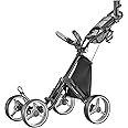CaddyTek Explorer V8 - SuperLite 4 Wheel Golf Push Cart, Explorer Version 8