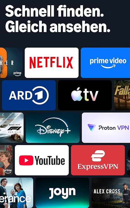 Fire TV Stick HD (neueste Generation), Free- und Live-TV-Inhalte, Alexa-Sprachfernbedienung, wird über den Fernseher mit Strom versorgt, mühelose Einrichtung, finde Serien schneller mit Alexa+