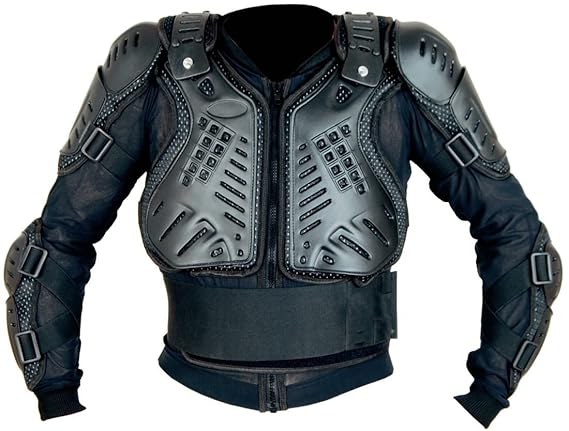 Kinder Quad Motocross Körperpanzer motorrad motorradjacke Motorrad Protekt Körperpanzer motorrad 12 Jahr Schwarz