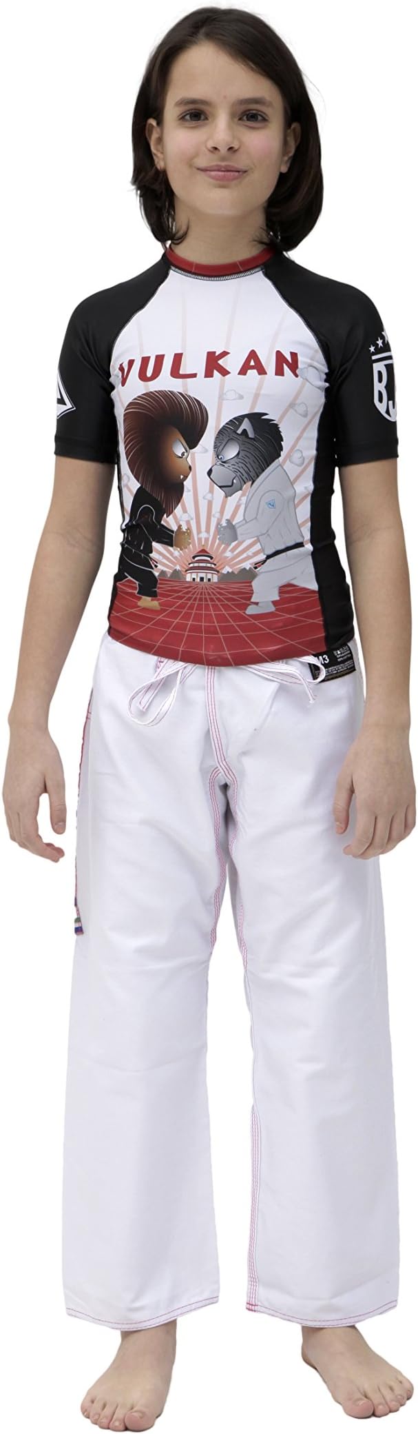 Vulkan Fight Company Sunset Short Sleeve Kids Rashguard
