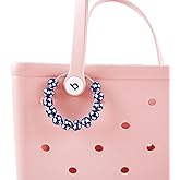 Vagocom Wooden Beads Charm for Bogg Bag and Simply Southern Tote,12Pcs Wooden Beads Decorative Accessory for Beach Handbag