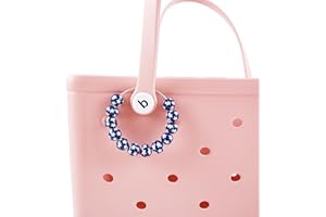 Vagocom Wooden Beads Charm for Bogg Bag and Simply Southern Tote,12Pcs Wooden Beads Decorative Accessory for Beach Handbag