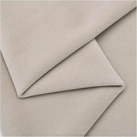 Amazon Co Jp ベルベット生地 高級つや消しベルベット ベージュ グレー 90 遮光 カーテン用 遮光素材 ソファ 枕 手作り Diy 生地番号 32 Size 1 5m 1m Color ベージュ ホーム キッチン