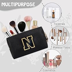 Personalized Small Travel Initial Preppy Makeup