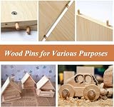 IBEIKE 200Pcs Wooden Dowels 6mmx30mm Wood Pins Fluted Hardwood Plugs view 6