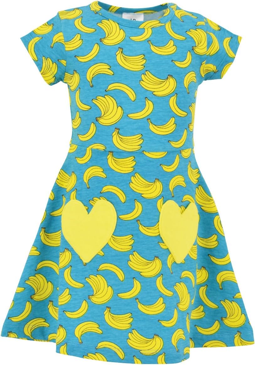 Girls Spring Summer Banana Dress