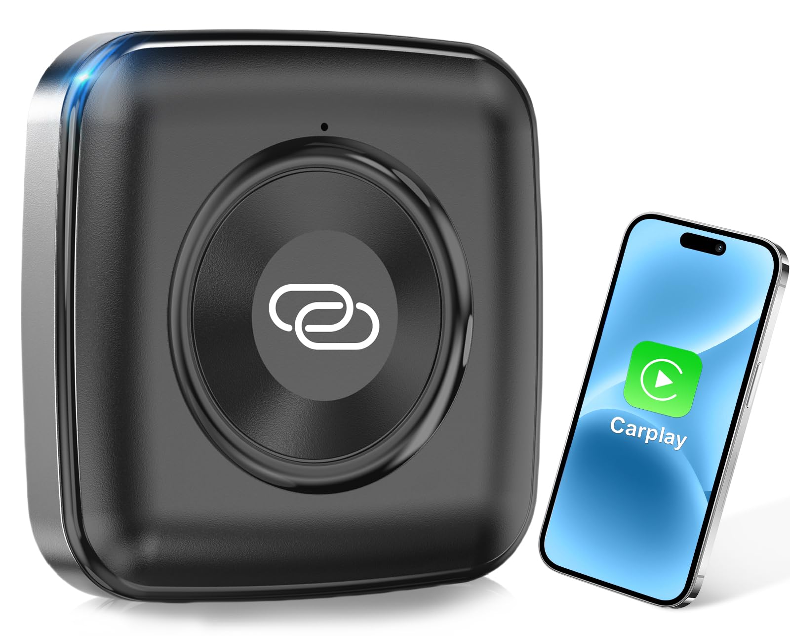 Photo 1 of Pemacom Wireless CarPlay Adapter for iPhone - Converts Wired to Wireless Apple CarPlay, Plug-and-Play, No Delay, Automatic Reconnection, Compatible With iOS 10+ and Wired Systems