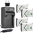 Kastar Battery 4-Pack and Charger Replacement for Sony NP-BX1, M8 and DSC-HX50V, HX300, RX1, RX1R, RX100, RX100M, RX100M3, WX300, HDR-AS10, AS15, AS30V, AS100V, AS100VR, CX240, MV1, PJ275 Camera