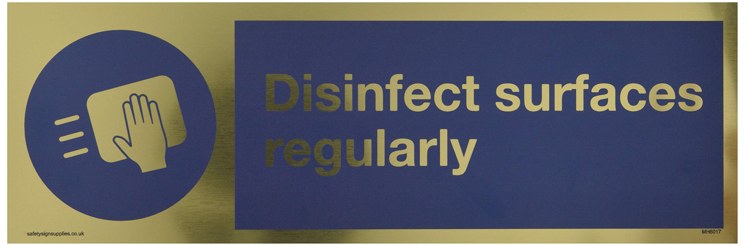 Disinfect surfaces regularly