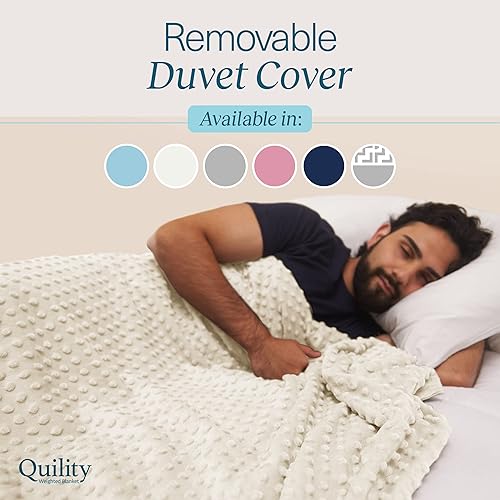 Quility Weighted Blanket for Kids 12 LB Twin Size Kids Weighted