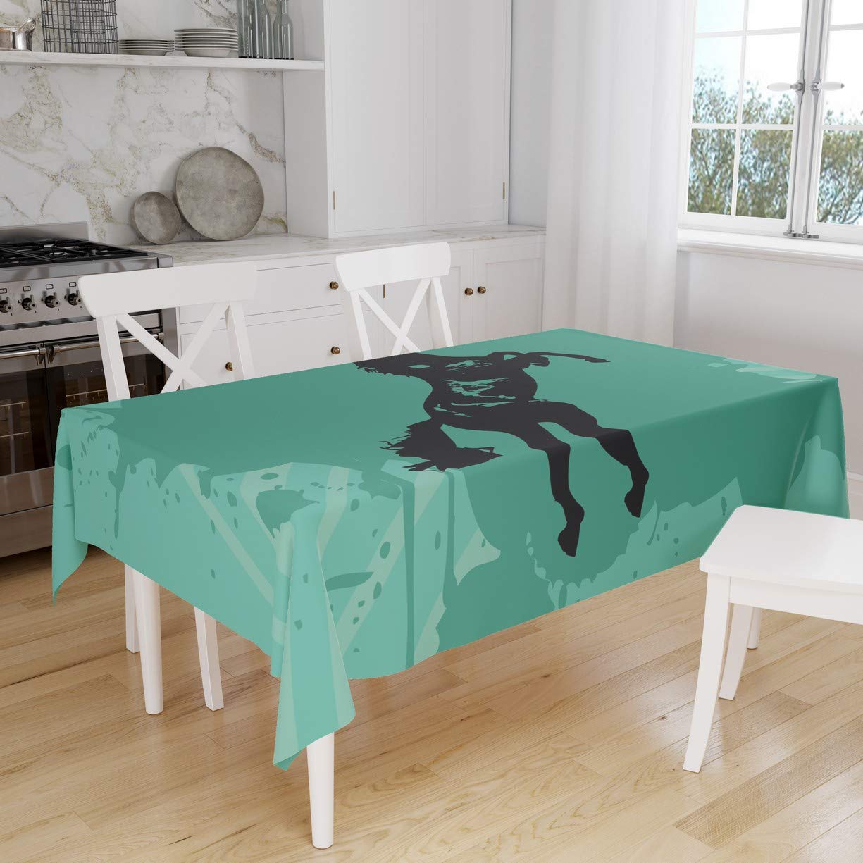 Bonamaison Kitchen Decoration, Tablecloth, 140cm x 160cm - Designed and Manufactured in Turkey