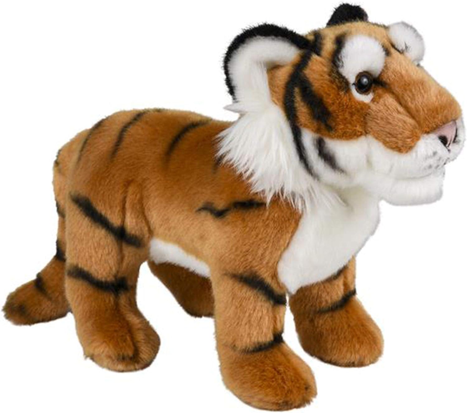 Wildlife Tree Standing 12 Inch Stuffed Tiger Plush Floppy Animal Kingdom Collection