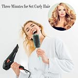 WACURRENTHYD Curl Defining Brush Hair Styling Tool Pink Green NEW view 7