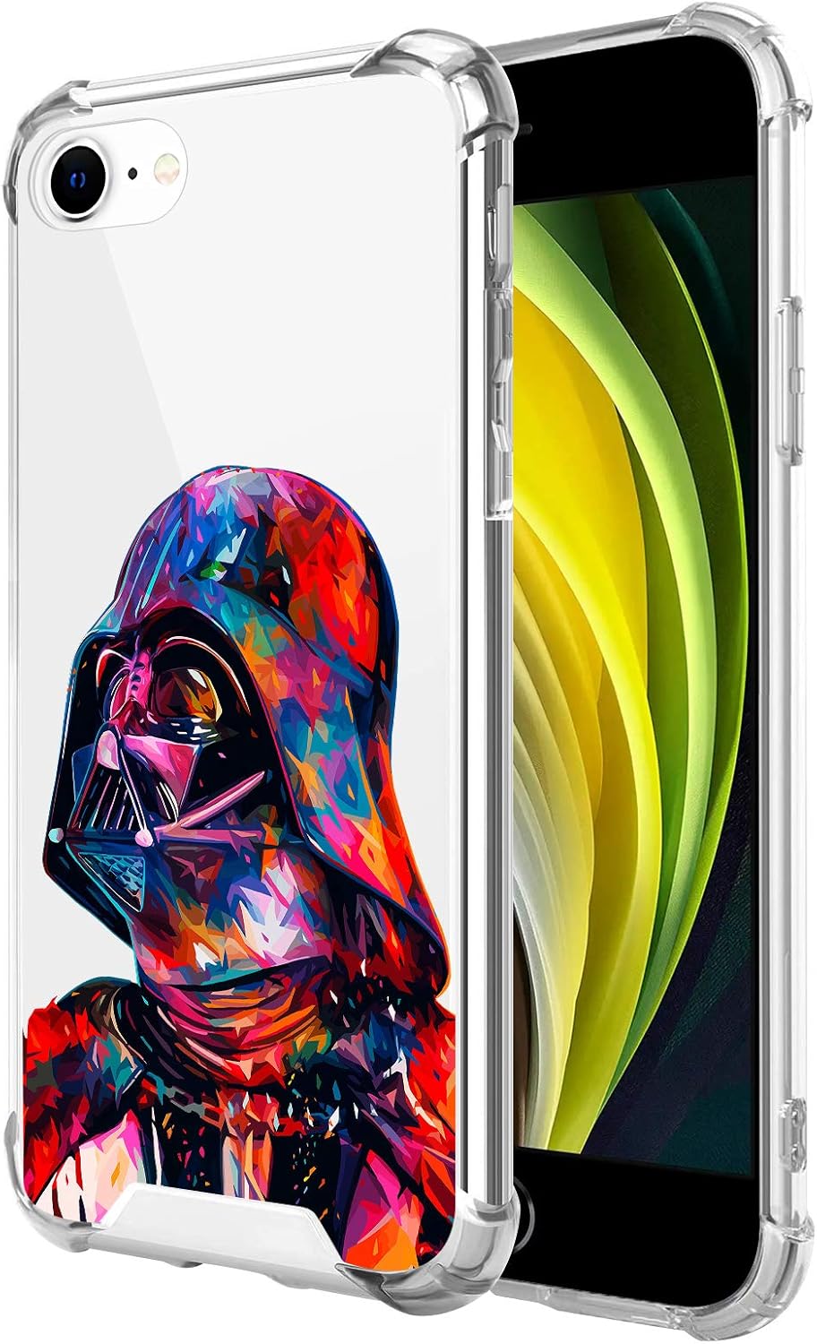 Compatible with iPhone 8 iPhone 7 iPhone SE 2020 Clear Case, Shockproof Slim Fit TPU Cover Protective Phone Case for iPhone 8/7 /SE 2020 4.7