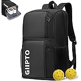 Pickleball Bag for Women Large Pickle Ball Backpack for Men with Shoe Compartment and Fence Hook Fits 4 to 10 Paddles Gifts