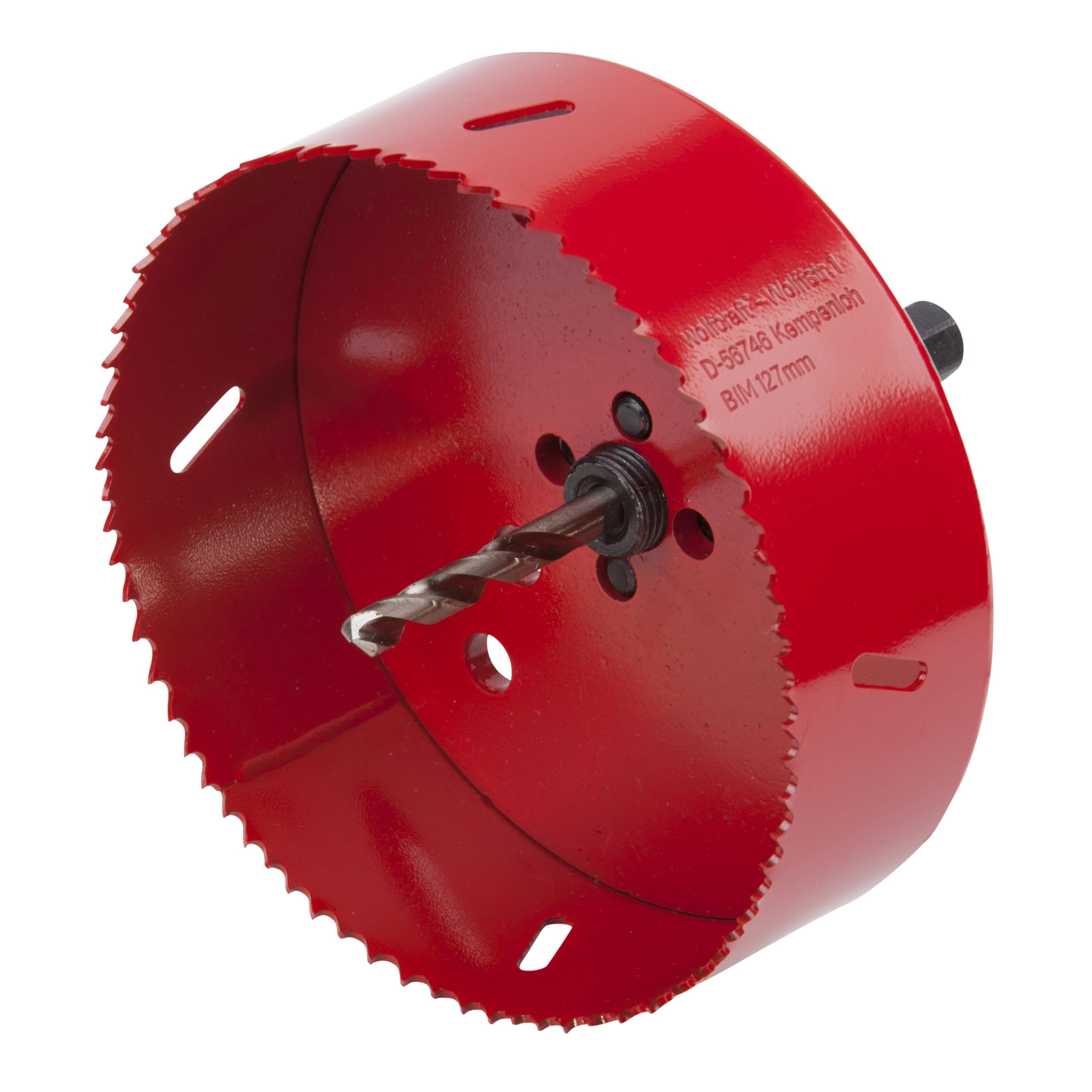 wolfcraft Bi-Metal Hole Saw, Ø 127 mm I 5495000 I For drywall materials, wood, plastics and metals, cutting depth 40 mm